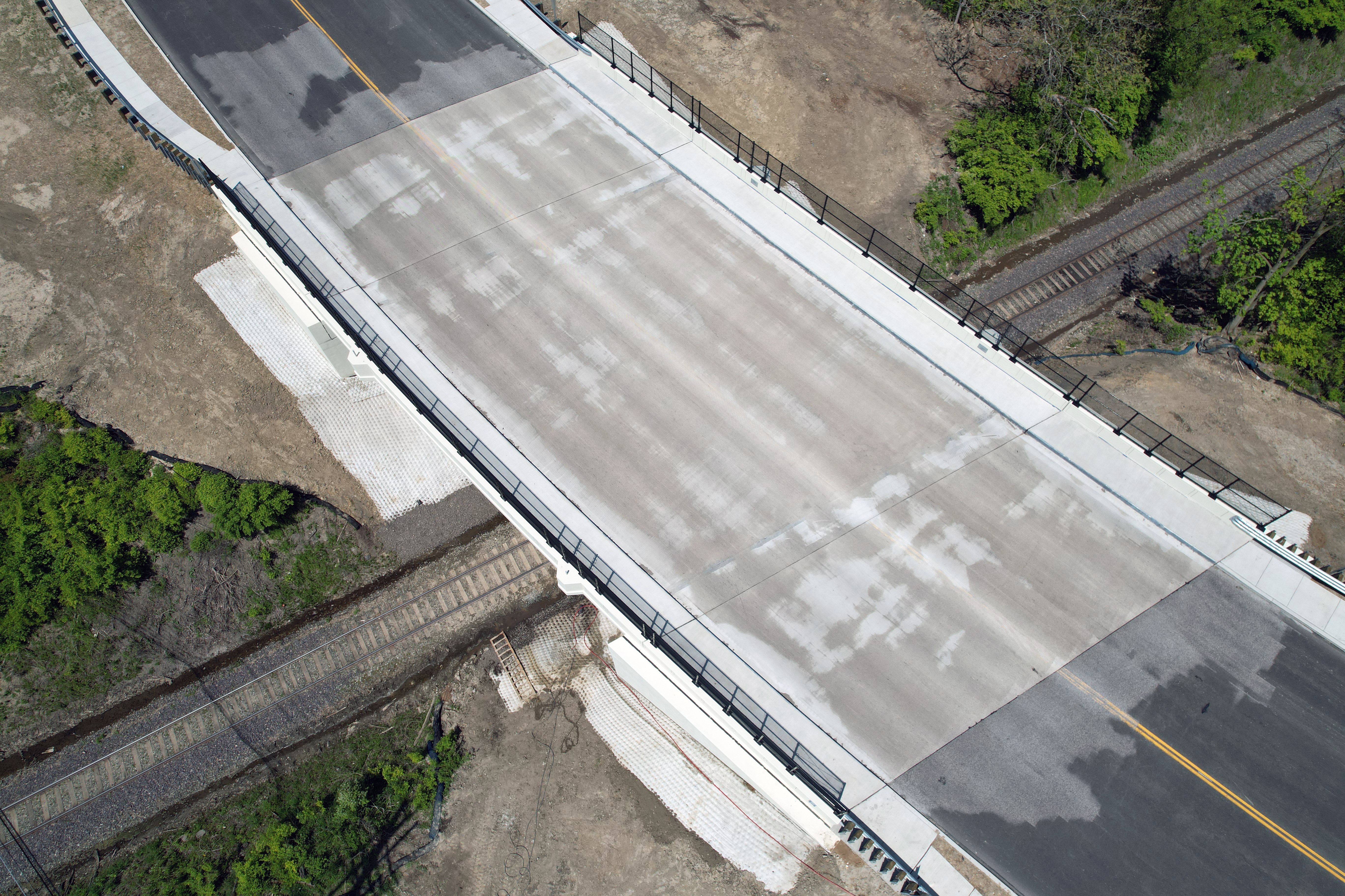 Memphis Road Bridge Aerial Photo