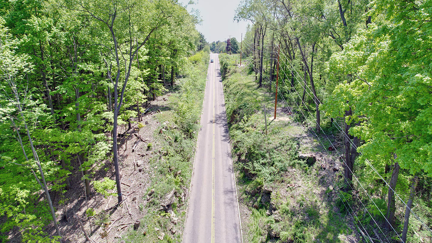 Aerial photo of Cleveland Massillon Road